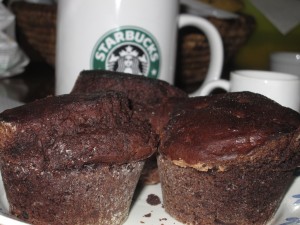 Muffins triplo cioccolato