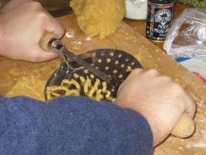 Preparazione con attrezzo Preparazione con attrezzo